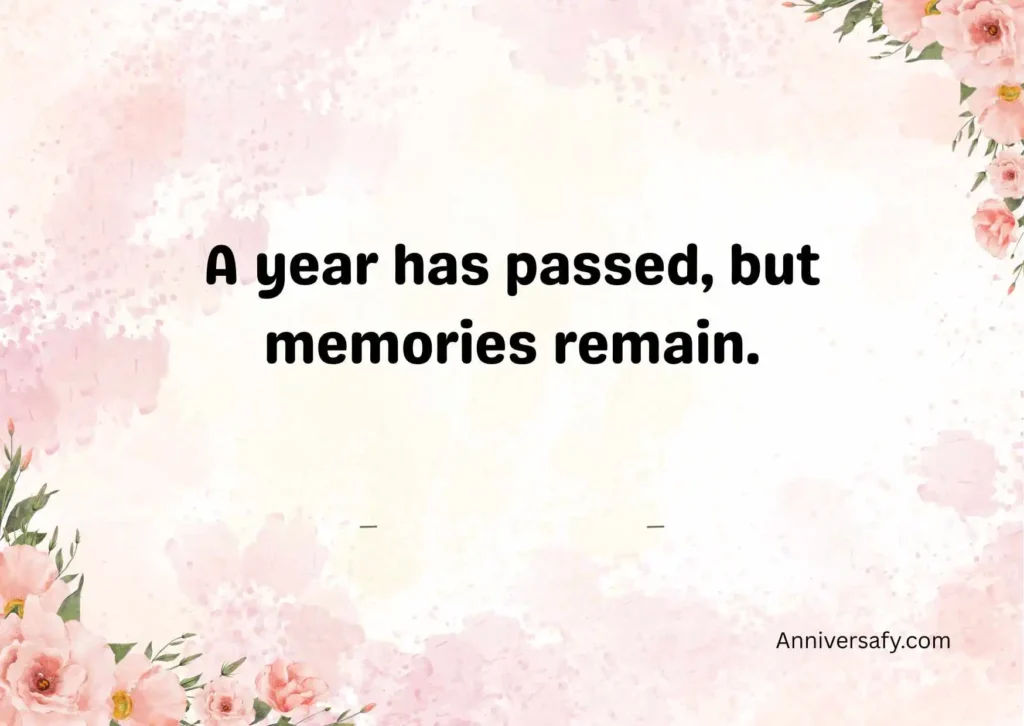 1st Death Anniversary Messages