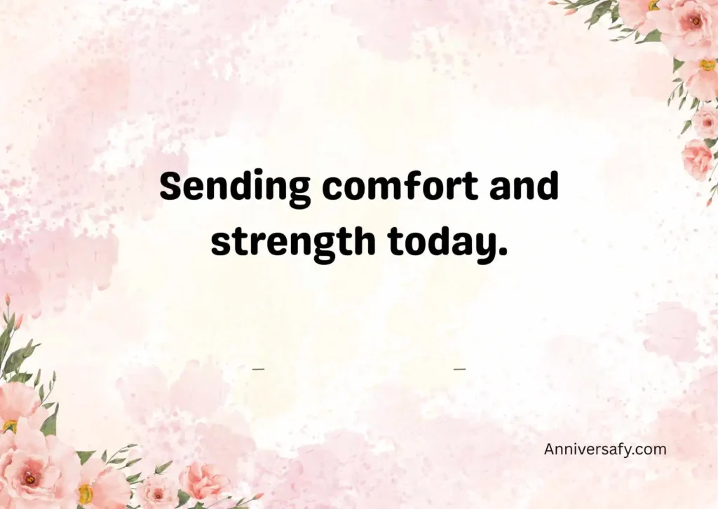 Short Words of Comfort on Anniversary of Death