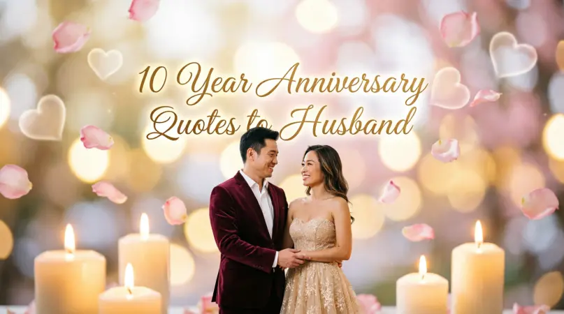 10 Year Anniversary Quotes to Husband