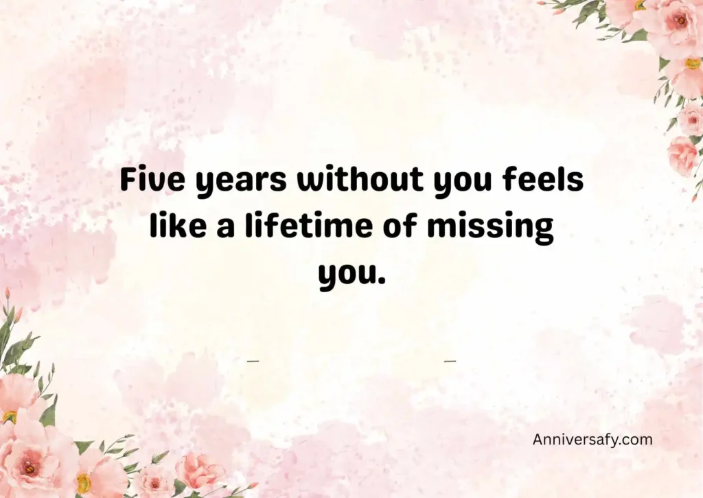  5 Years Death Anniversary Quotes for Dad