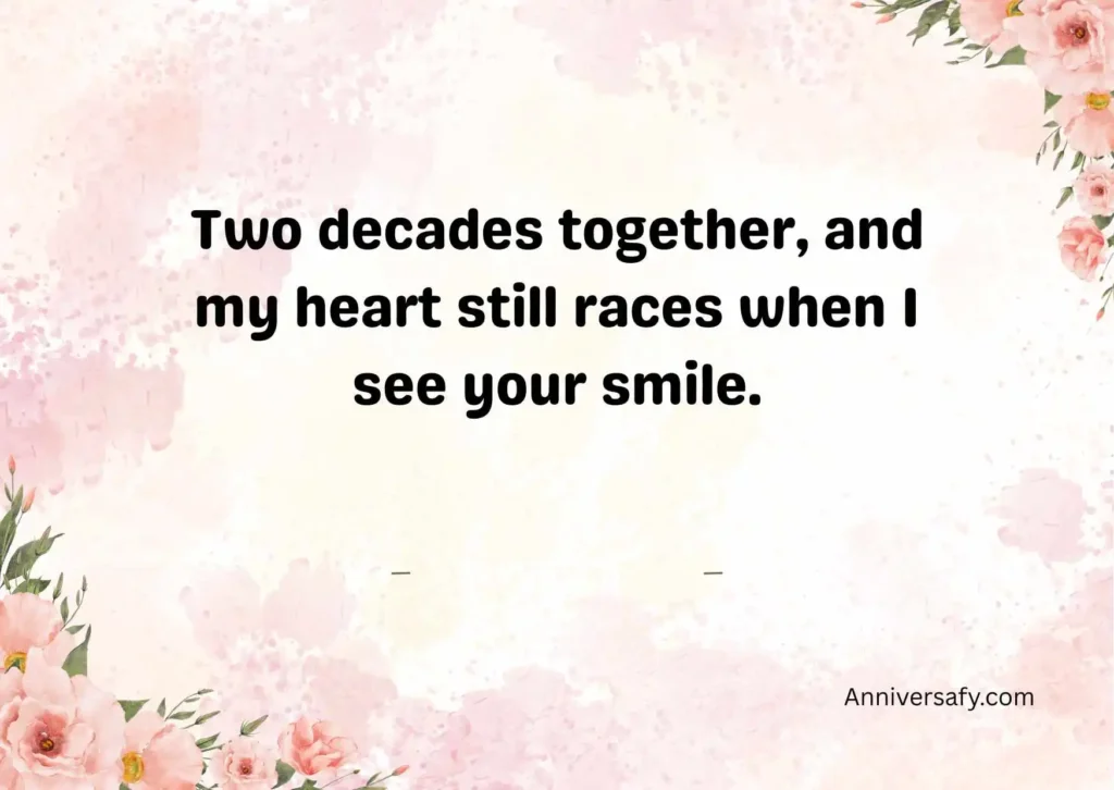 Celebrating Two Decades of Love