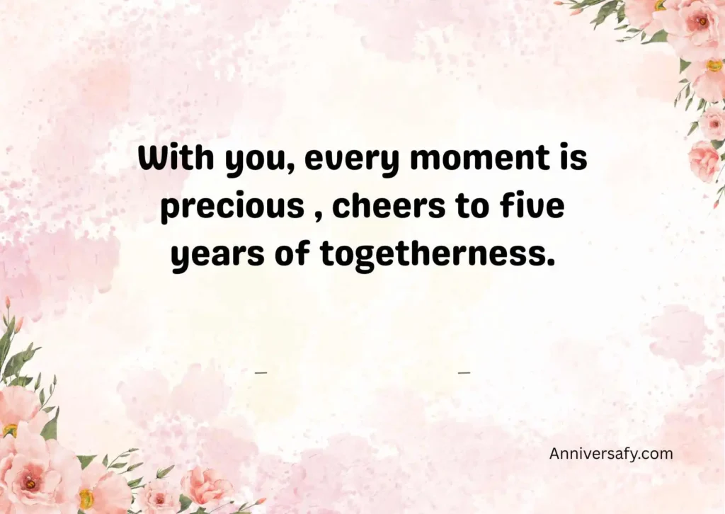 Heartfelt 5th Anniversary Quotes for Your Partner